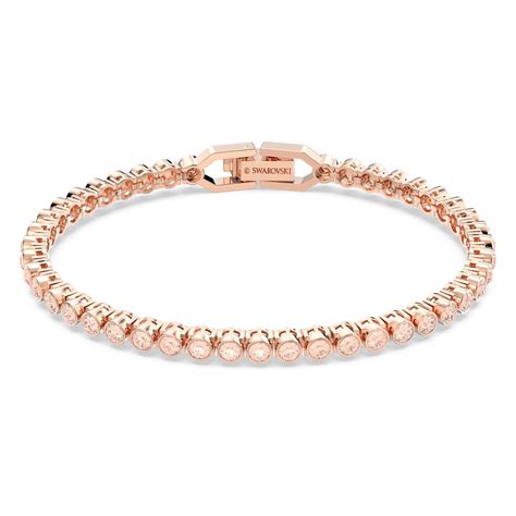 bracelet or rose|swarovski bracelet rose gold.